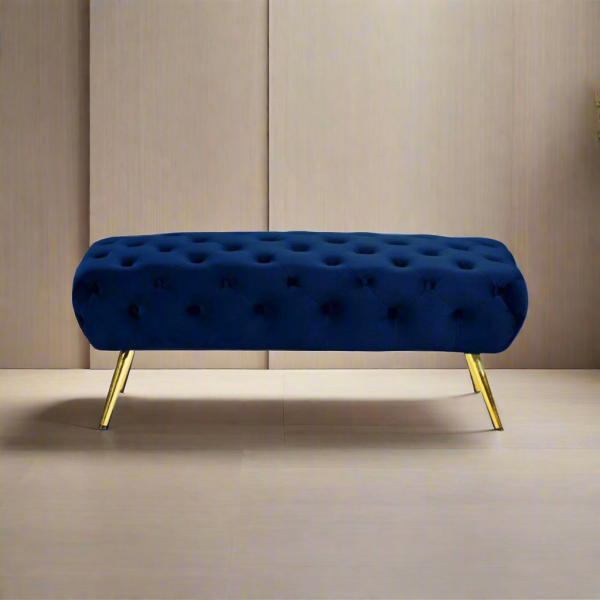 Falls banquette 100 * 50 velor blue