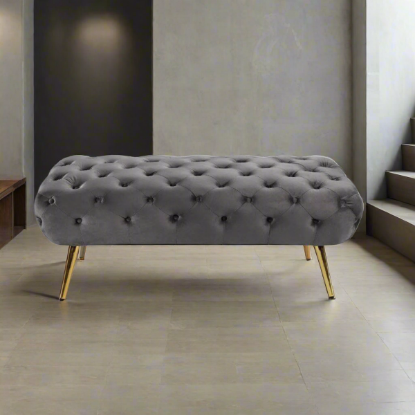 Falls banquette 100 * 50 velor gray