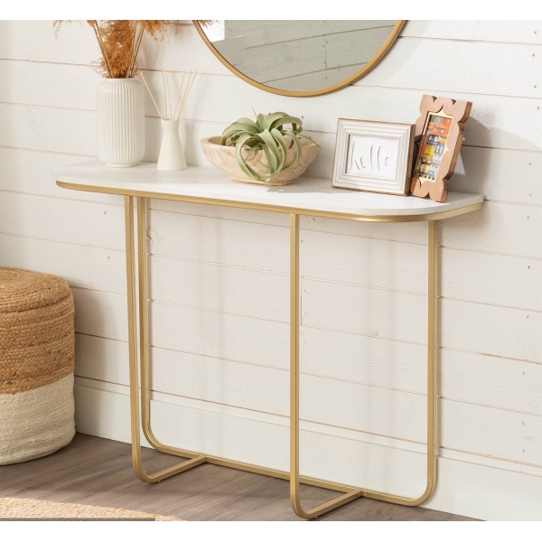 Kerry console, electrostatic paint and marble