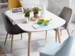 Oval Wooden Dining Set - Image 3
