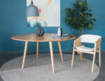 Copenhagen Round Natural Wood Dining set - Image 3