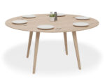 Copenhagen Round Natural Wood Dining set - Image 5