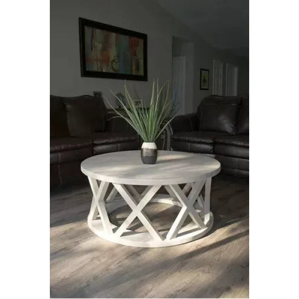 Natural wood coffee table - 75 * 45 - ELG-039