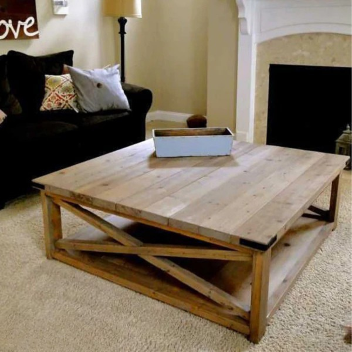 Natural wood coffee table - 100 * 40 - ELG-040 - Image 1