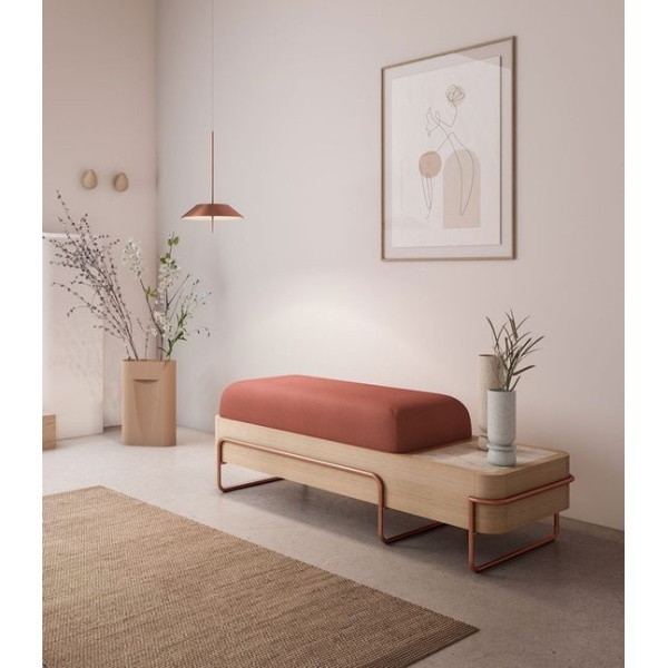 Antlia Ewing Solid Wood Bench