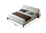 Luxury Modern Italian Lamb Low Bed - Image 8