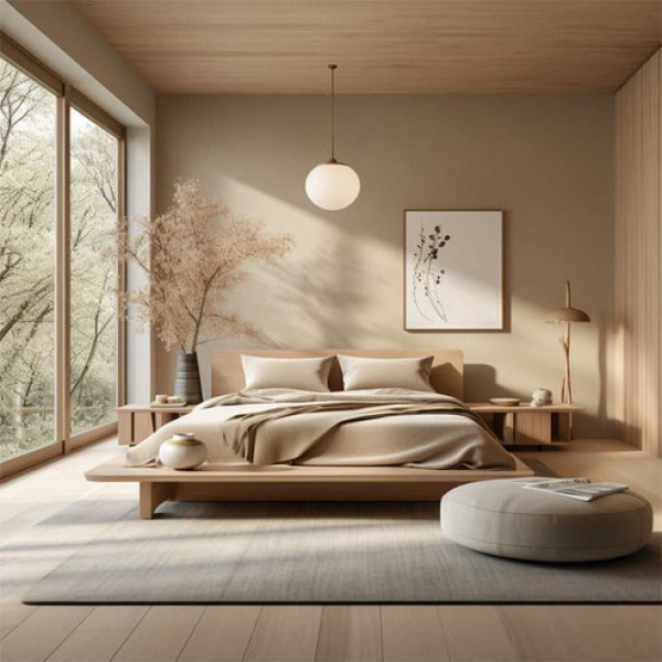 David Vecchi Japandi Style Bed