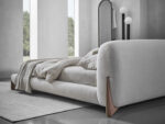 Luxury Modern Italian Lamb Low Bed - Image 2