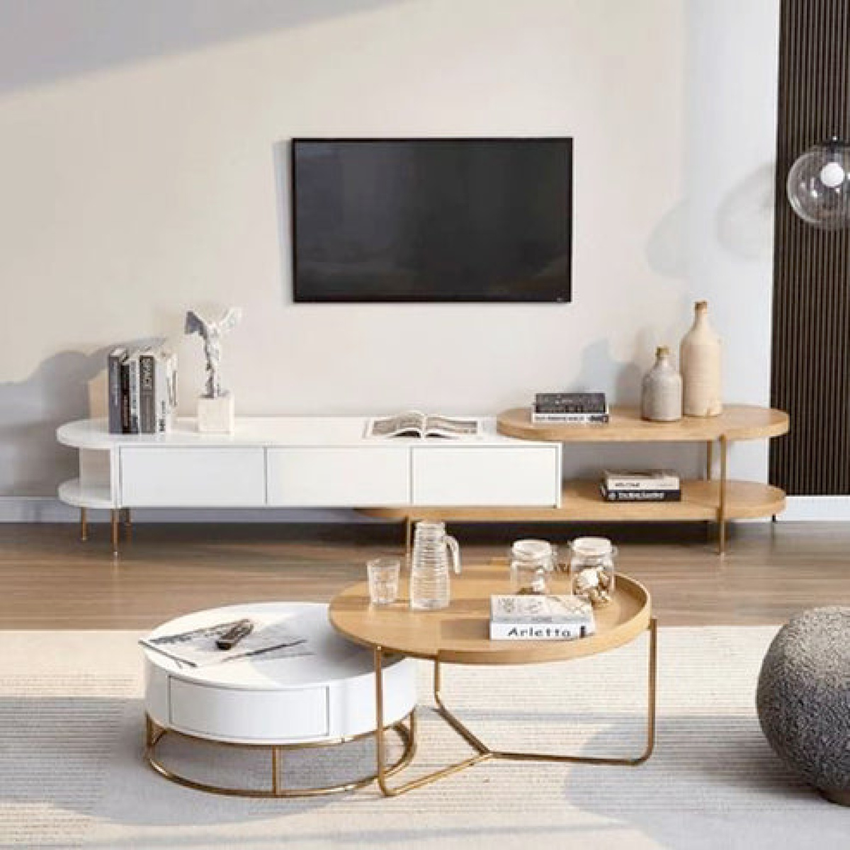 Metropolitan Living Room Full Entertainment Set - Image 1