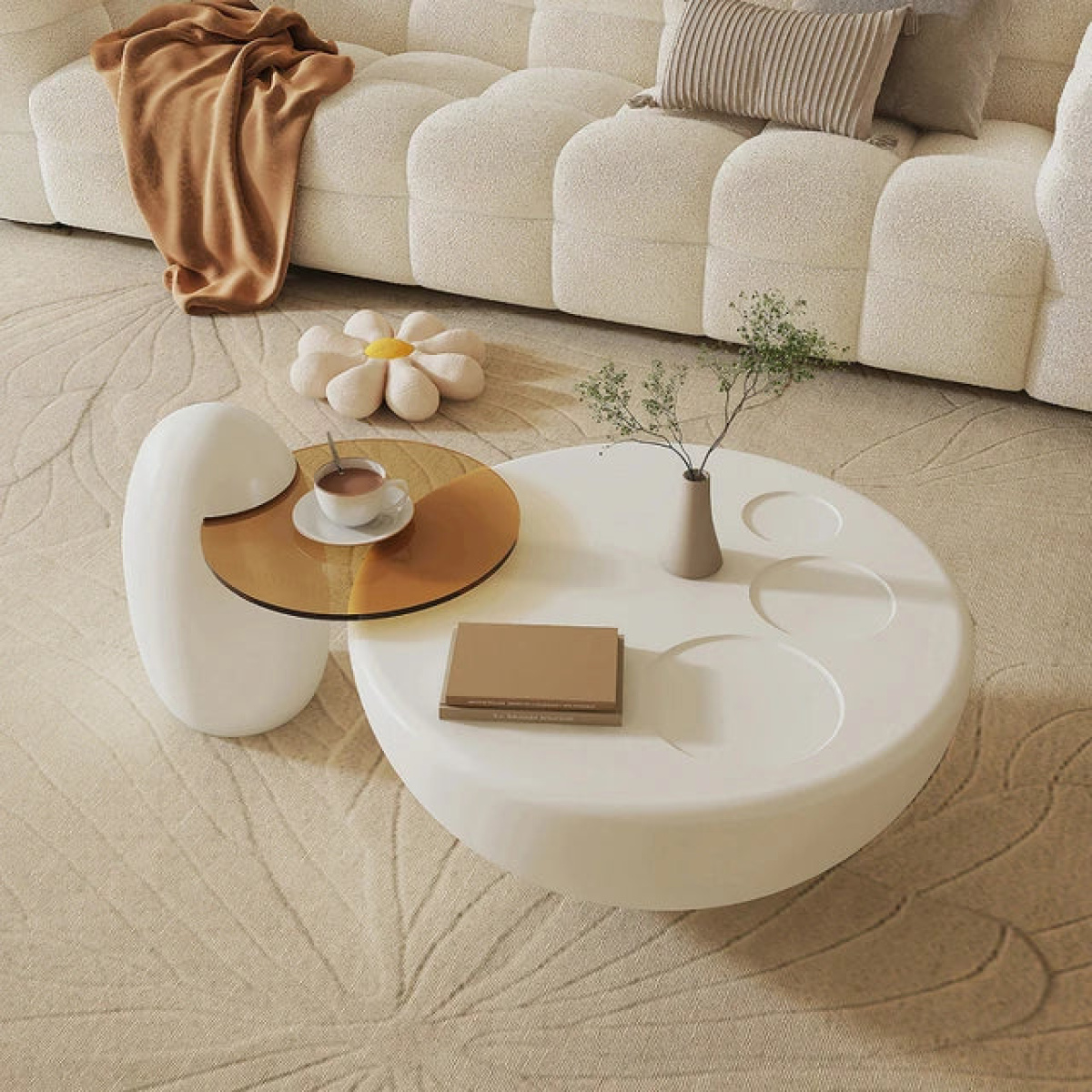 Modern Minimalist Coffee Table Set - Image 2