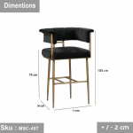 Metal Bar Chair - MSC-457 - Image 3