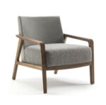 Nobl? Cappelletti Smooth Fabric Arm Chair - Image 2