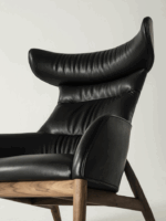 Beatrix High Back Curved Easy Arm Chair - Image 3