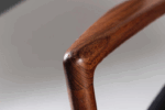 Kofod Larsen Italian Vintage Wood Armchair - Image 3