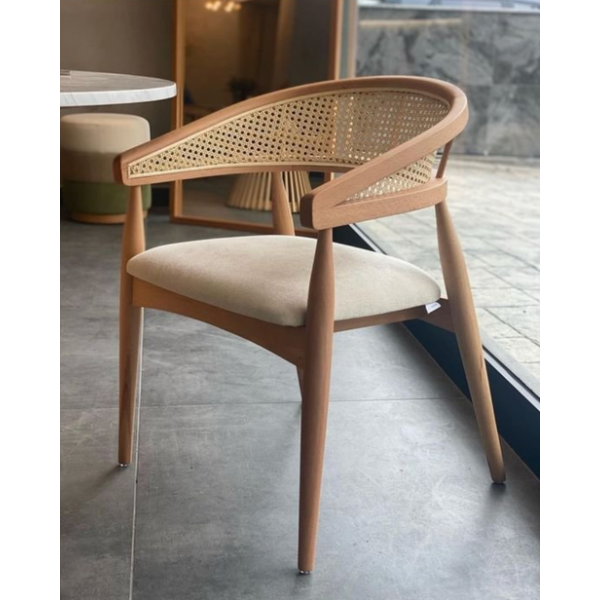 Modern Cane Armchair