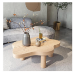 Jedal Nordic Cloud Style Wood Coffee Table - Image 3