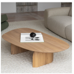 Monument Oval Wooden Coffee Table