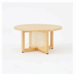 Mistry Cross Legs Japandi Style Coffee Table - Image 4