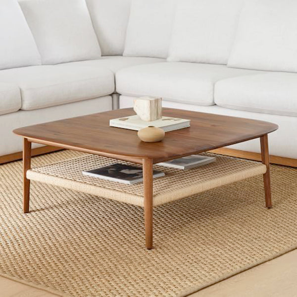 Chadwick Mid Century Square Coffee Table - Image 1