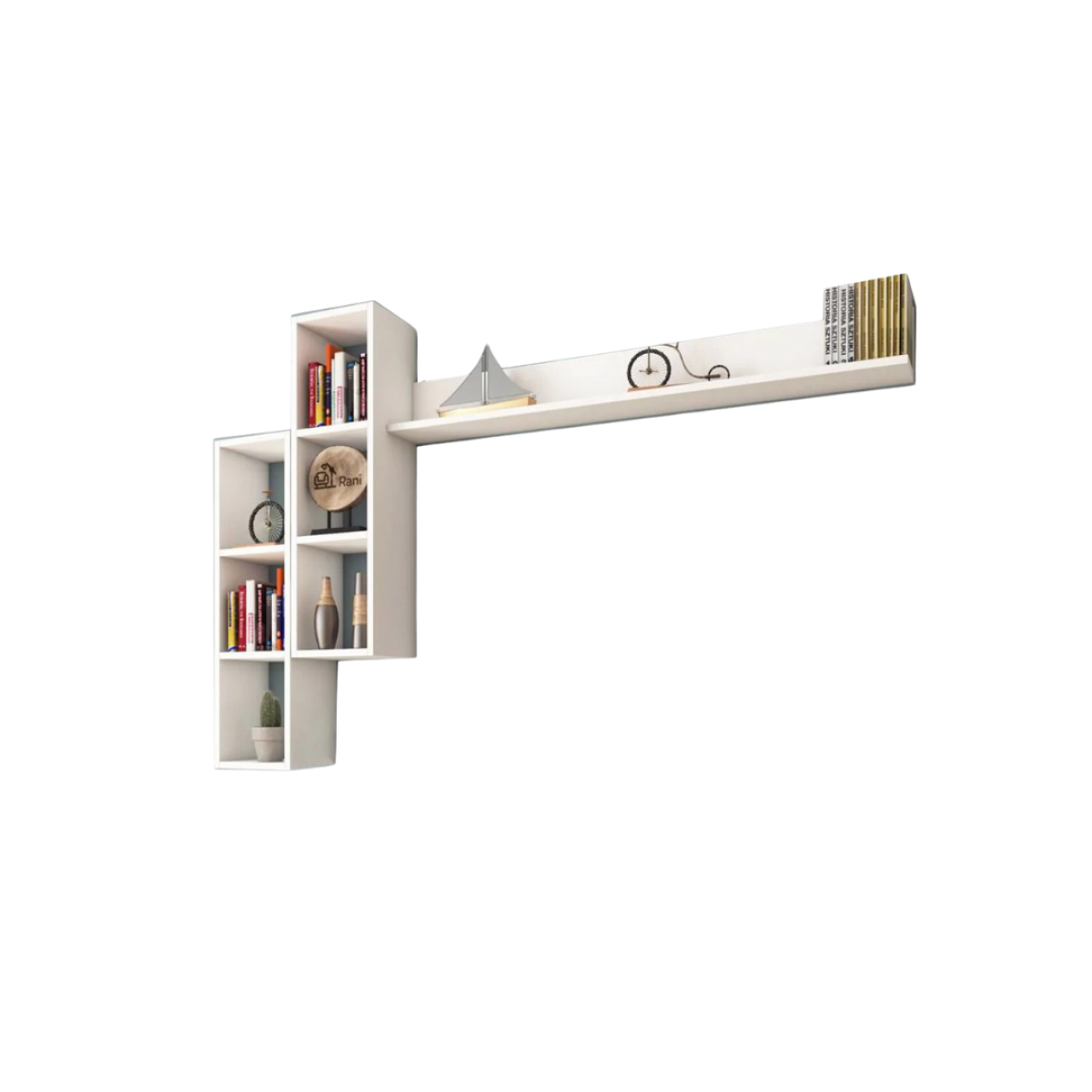 TV table with additional units made of high-quality MDF wood - HFS-011 - Image 5