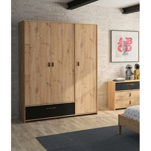 MDF wood wardrobe with HPL layer - KYN-121