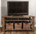 Natural wood TV table - 80X120 - ELG-041