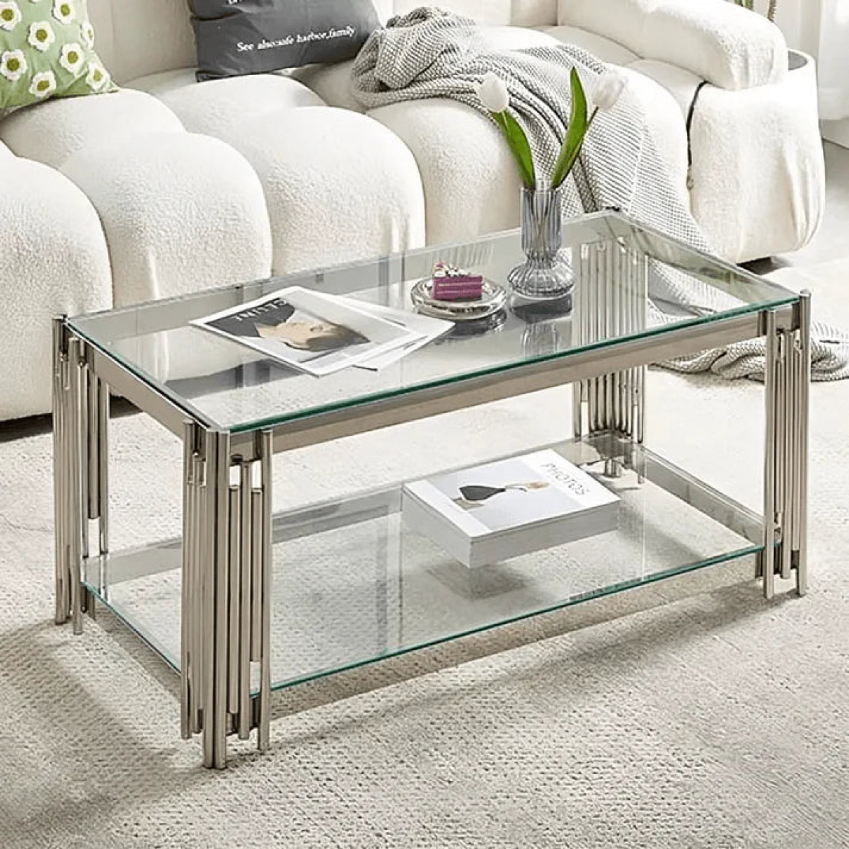 Stainless Steel Coffee Table - ORX-012 - Image 1