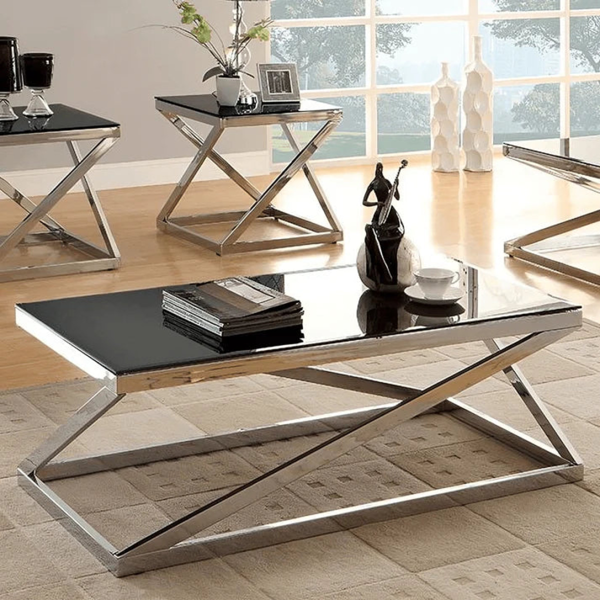 Stainless Steel Coffee Table - ORX-013 - Image 1