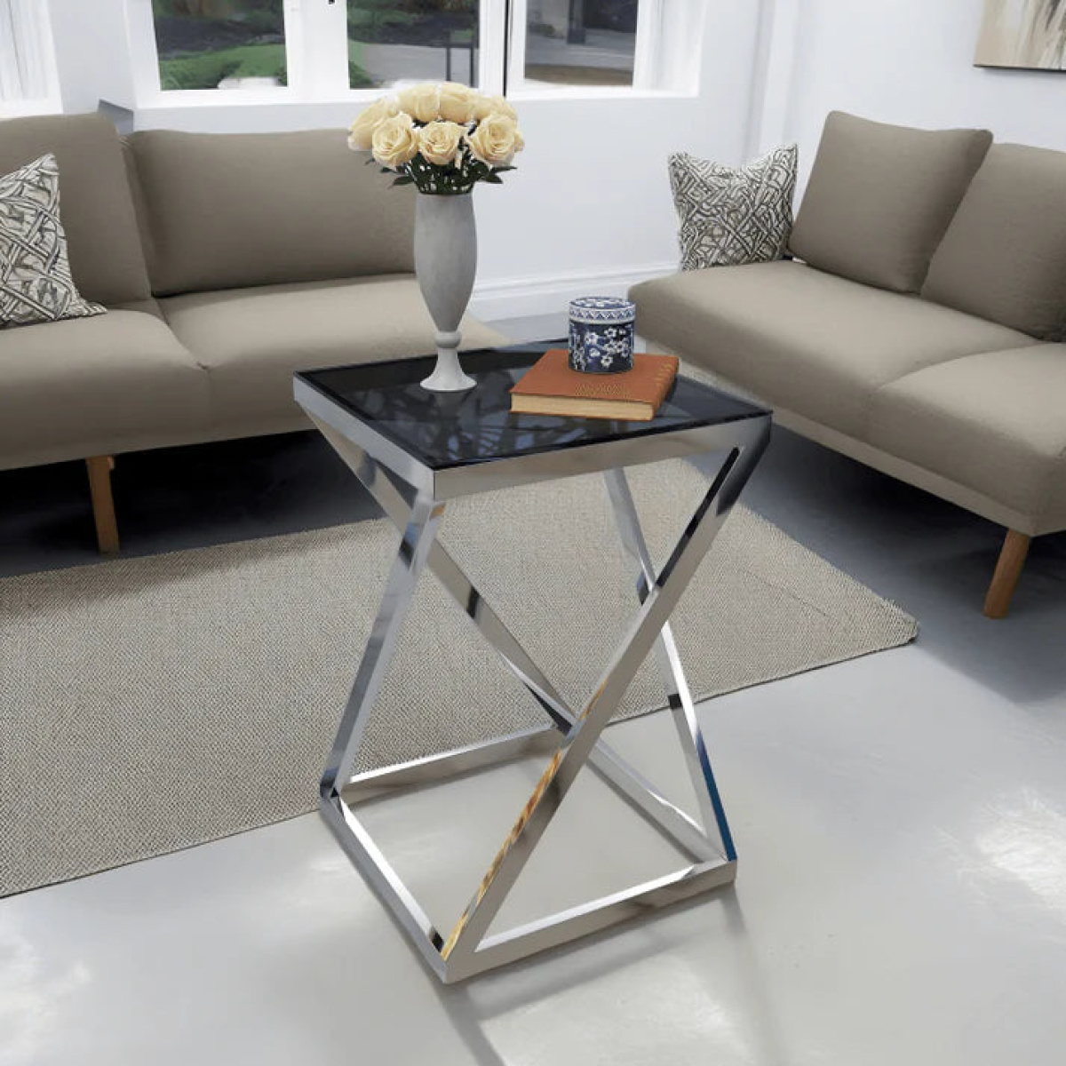 Stainless Steel Side Table - ORX-041 - Image 1