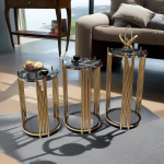 Stainless Steel Side Table - ORX-057