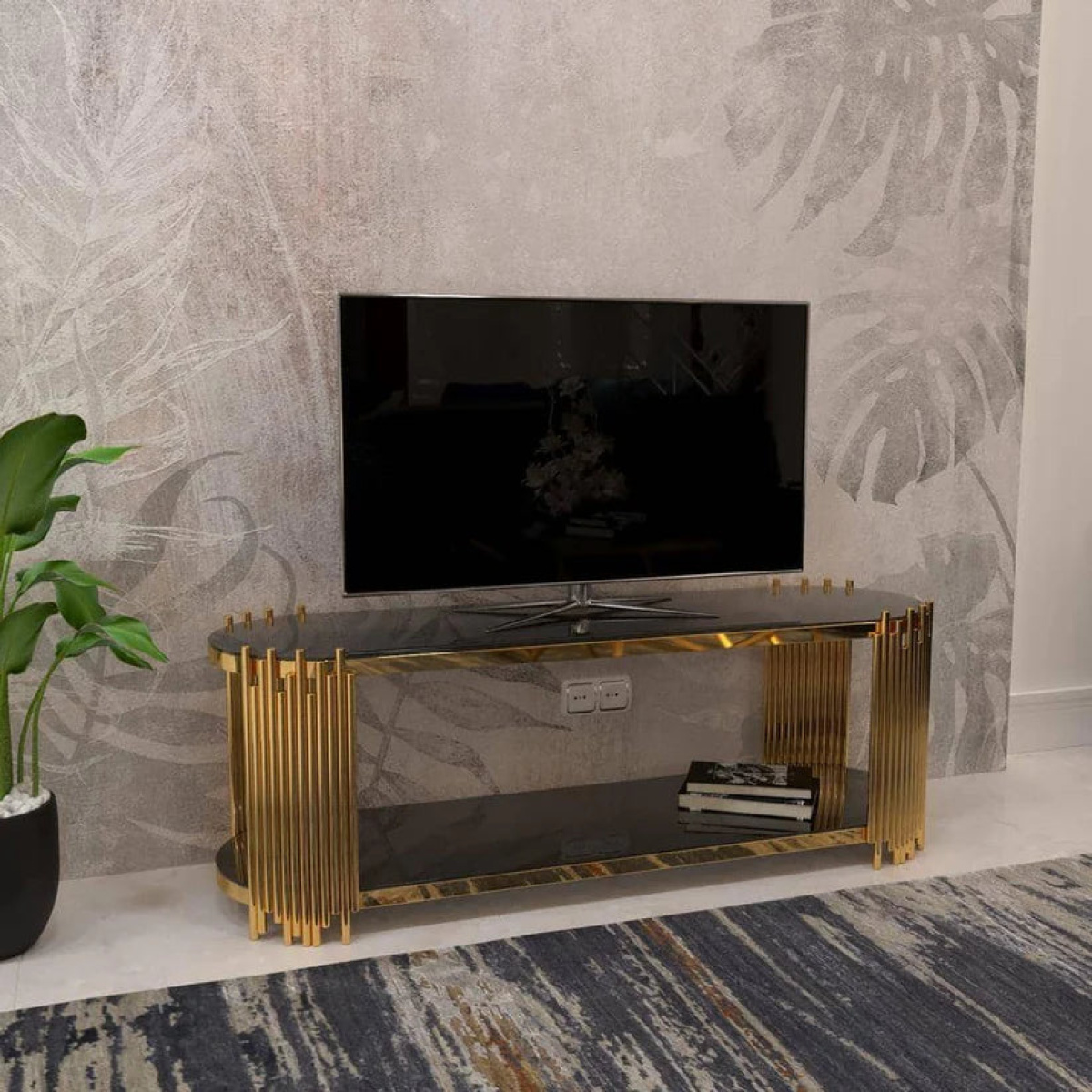 Stainless Steel TV Table - ORX-064 - Image 1