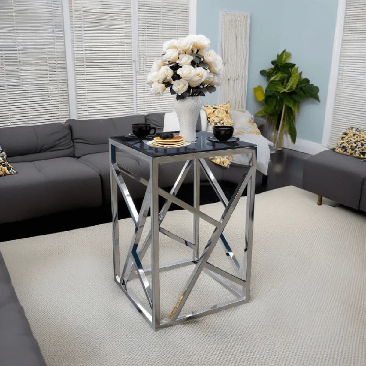 Stainless Steel Side Table - ORX-039 - Image 1