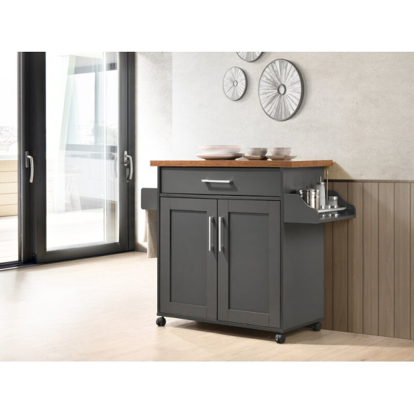 Cristi Kitchen Cart with Locking Wheels