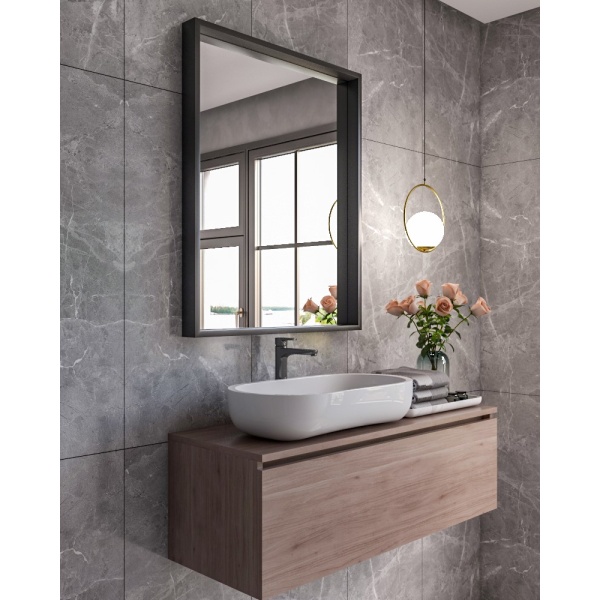 Orlina wood mirror