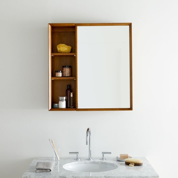 Oscar Mirror Bathroom with Storage Cabinet