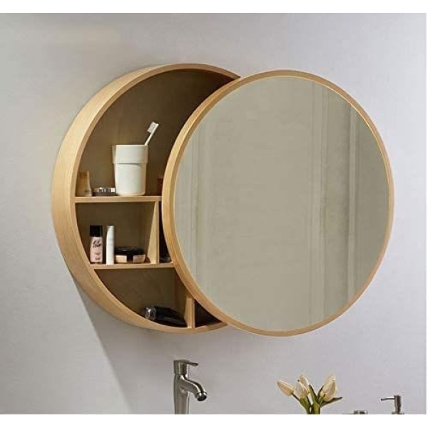Round Cascade Round Mirror