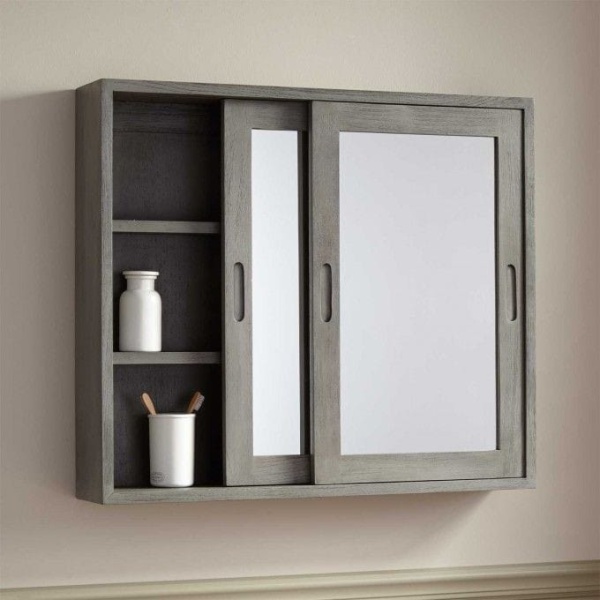Amber Mirror with Storage Space