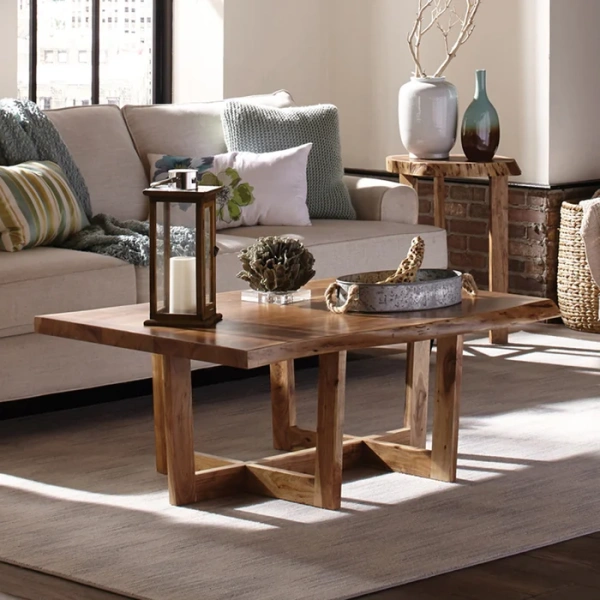 Daizie Natural Wood Coffee Table