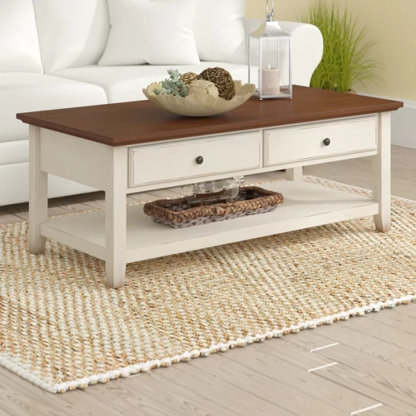 Vallia Wooden Coffee table with Storage