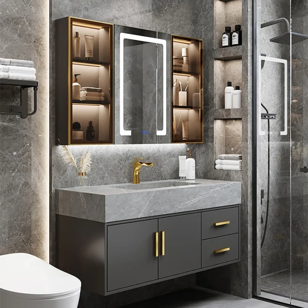Zeddak LED Mirror With Medicine Cabinet
