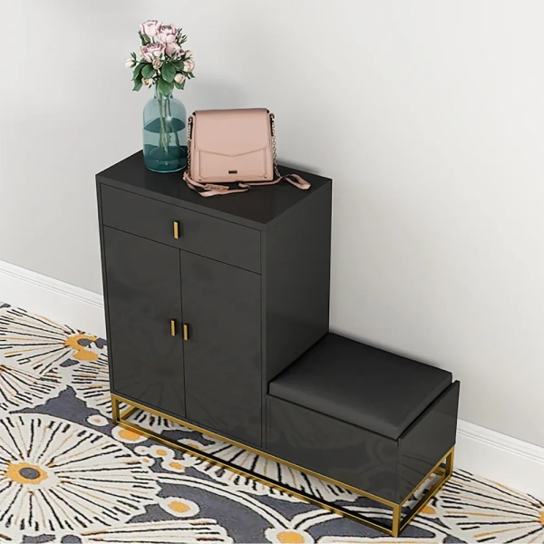Leotto Shoe Storage Cabinet with Seat