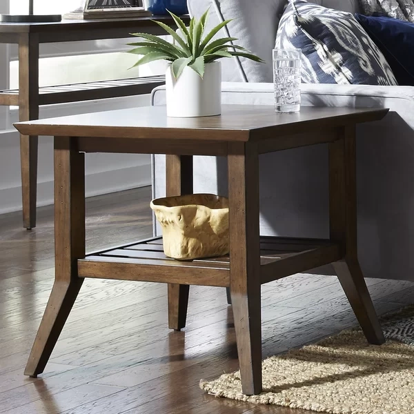 Arees Natural wood Side table