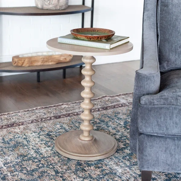 Hanks Natural wood Side table