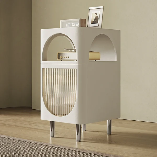 Moderno Natural wood Side table