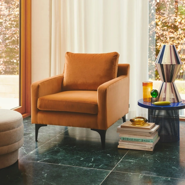 Willy Natural wood Armchair