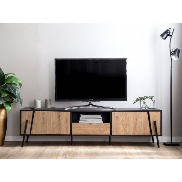 Ekosta -Modern TV unit with cabinet, drawer and storage unit