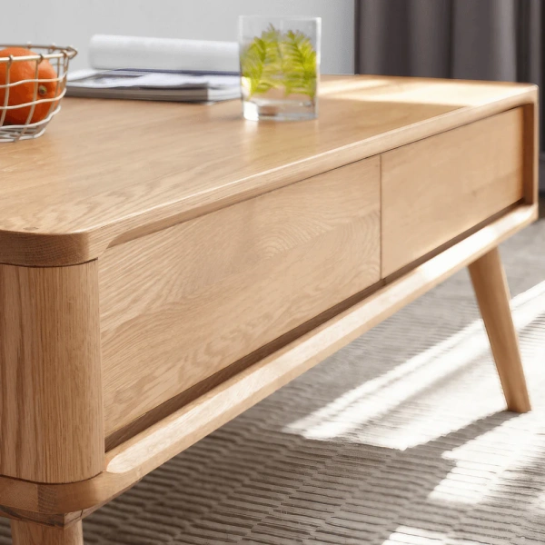Malibu Natural wood Coffee table