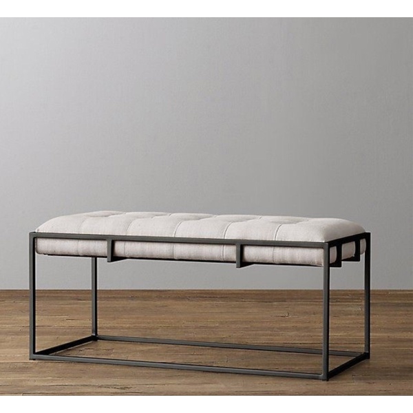 Rabuno banquette, black electrostatic paint