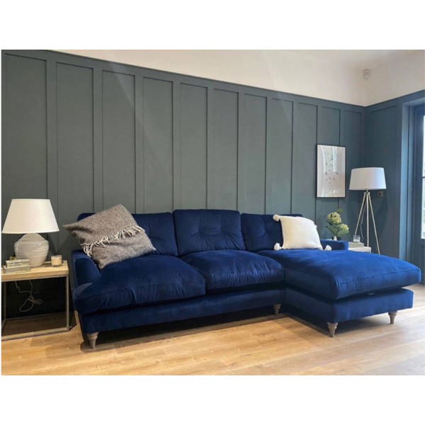 Beech wood corner with linen or velvet fabric - KYN-039