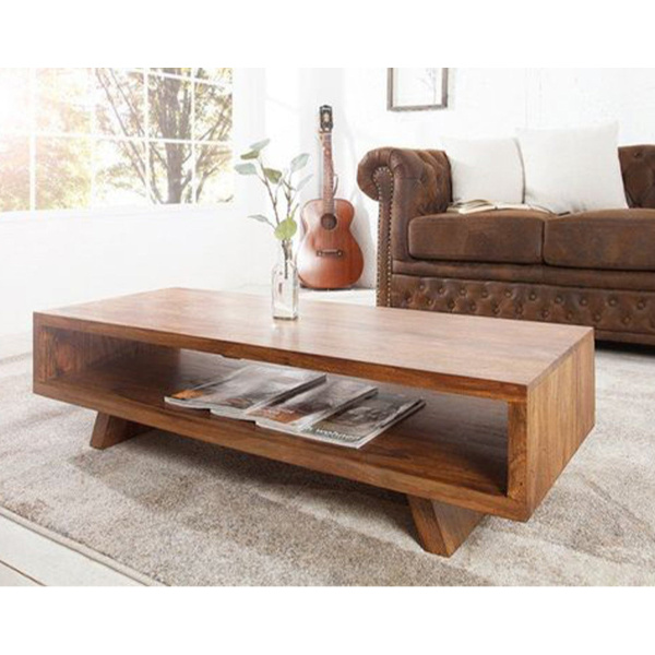 Natural wood coffee table - 100 * 60 - ELG-037